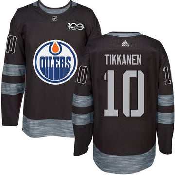 Esa Tikkanen Edmonton Oilers black jersey