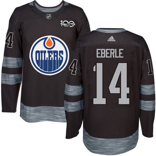 Jordan Eberle Edmonton Oilers black jersey