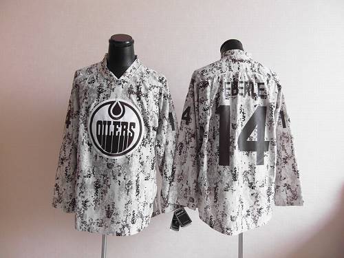 Jordan Eberle Camouflage Edmonton Oilers jersey
