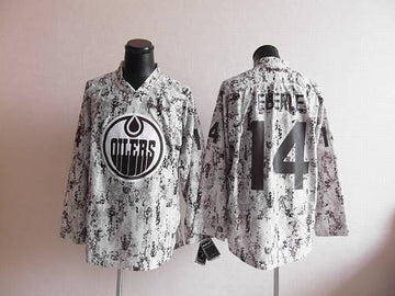 Jordan Eberle Camouflage Edmonton Oilers jersey