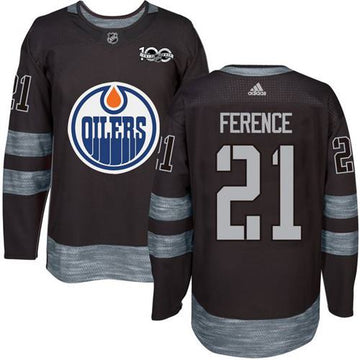 Andrew Ference Edmonton Oilers black jersey