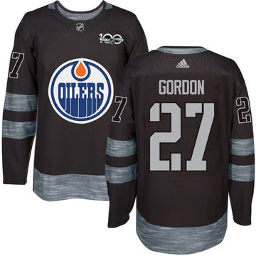 Boyd Gordon Edmonton Oilers black jersey