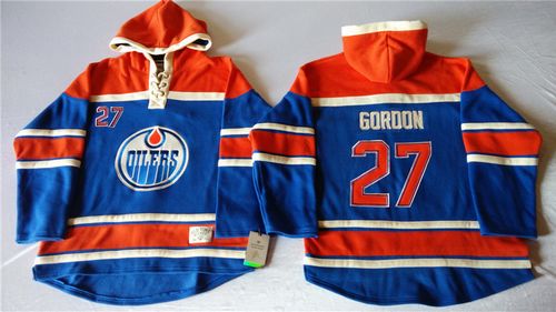 Boyd Gordon Edmonton Oilers blue jersey