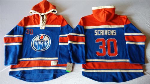 Ben Scrivens Edmonton Oilers blue jersey