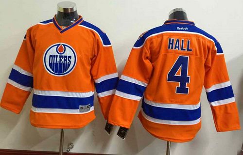 Taylor Hall Edmonton Oilers orange jersey