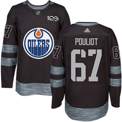 Benoit Pouliot Edmonton Oilers black jersey