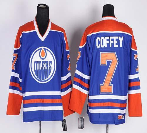 Paul Coffey Edmonton Oilers blue Throwback jersey