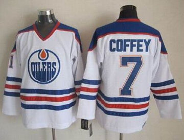 Paul Coffey Edmonton Oilers white Throwback jersey
