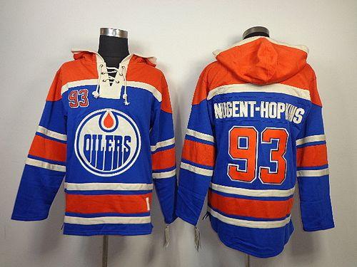 Nugent-Hopkins Edmonton Oilers blue jersey