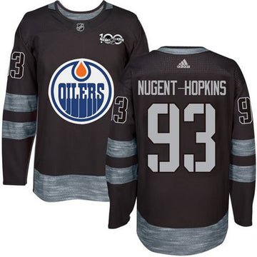 Ryan Nugent-Hopkins Edmonton Oilers black jersey