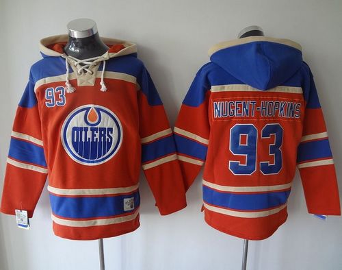 Ryan Nugent-Hopkins Edmonton Oilers orange jersey