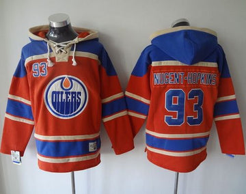 Ryan Nugent-Hopkins Edmonton Oilers orange jersey