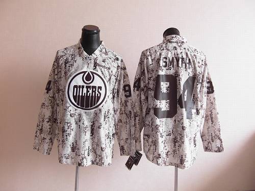 Ryan Smyth Camouflage Edmonton Oilers jersey