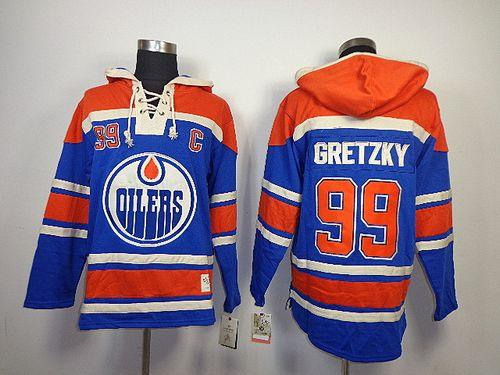 Wayne Gretzky Edmonton Oilers blue jersey