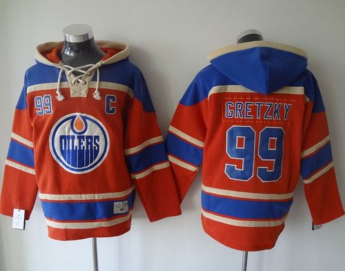 Wayne Gretzky Edmonton Oilers orange jersey