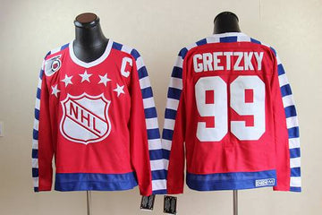 Wayne Gretzky Edmonton Oilers red Throwback jersey