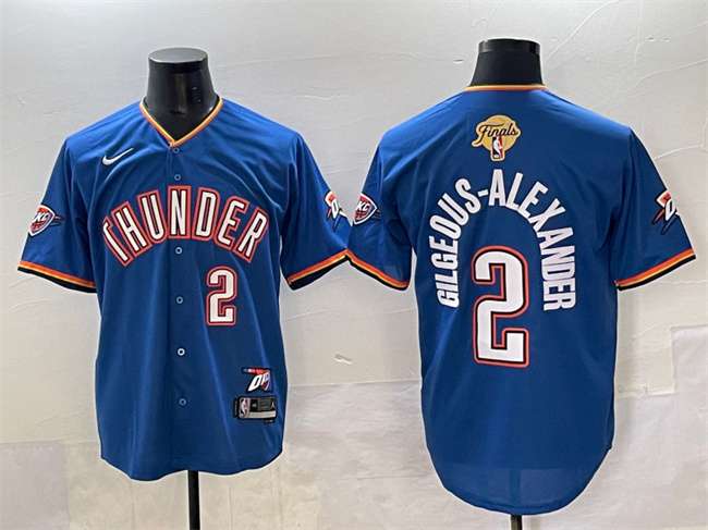 Shai Gilgeous-Alexander Oklahoma City Thunder blue Vapor jersey