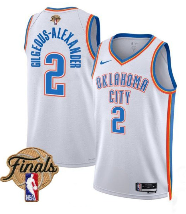 Shai Gilgeous-Alexander Oklahoma City Thunder white jersey