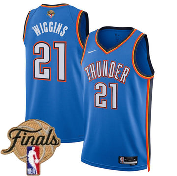 Aaron Wiggins Oklahoma City Thunder blue jersey