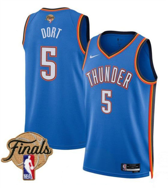 Luguentz Dort Oklahoma City Thunder blue jersey