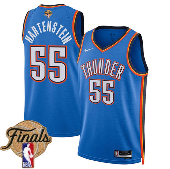 Isaiah Hartenstein Oklahoma City Thunder blue jersey