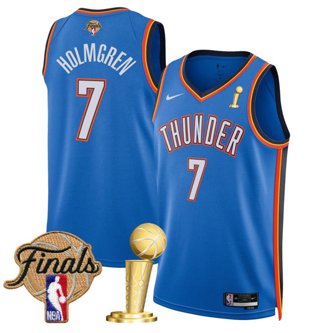 Chet Holmgren Oklahoma City Thunder blue jersey