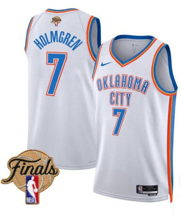 Chet Holmgren Oklahoma City Thunder white jersey