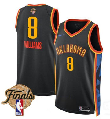 Jalen Williams Oklahoma City Thunder black City Edition jersey