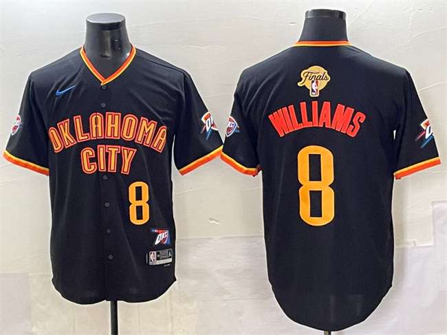 Jalen Williams Oklahoma City Thunder black Vapor jersey