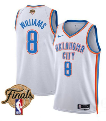 Jalen Williams Oklahoma City Thunder white jersey