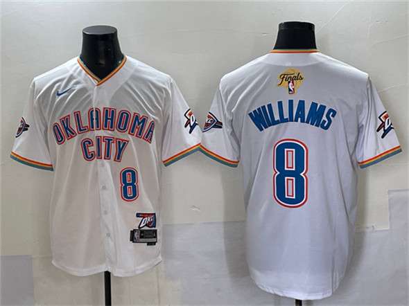 Jalen Williams Oklahoma City Thunder white Vapor jersey