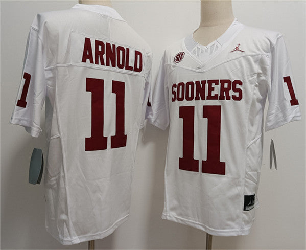 Jackson Arnold Oklahoma Sooners white jersey