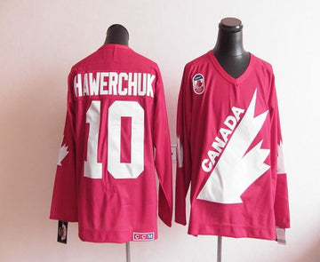 Dale Hawerchuk Team Canada red Throwback jersey
