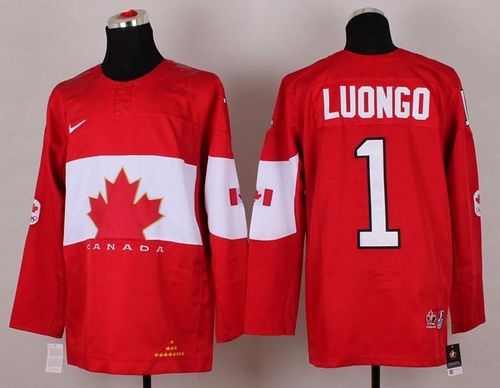 Roberto Luongo Team Canada red jersey