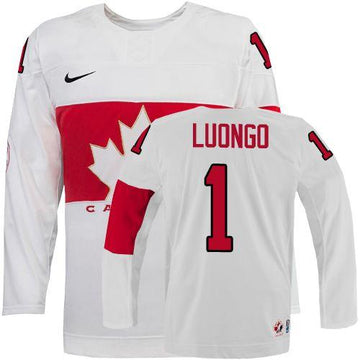 Roberto Luongo Team Canada white jersey