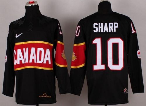 Patrick Sharp Team Canada black jersey