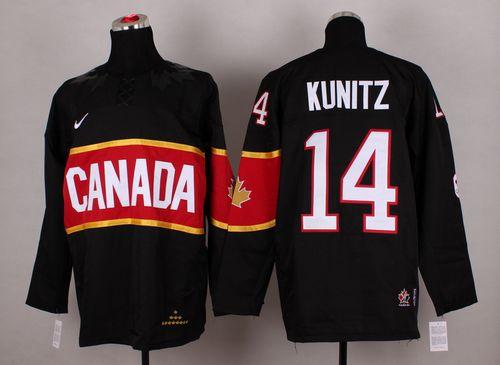 Chris Kunitz Team Canada black jersey