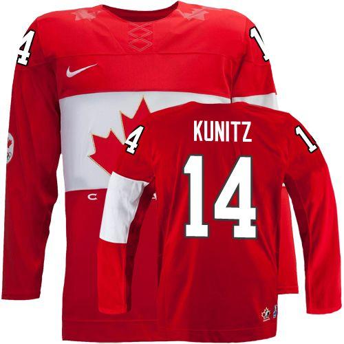 Chris Kunitz Team Canada red jersey