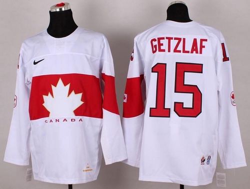 Ryan Getzlaf Team Canada white jersey