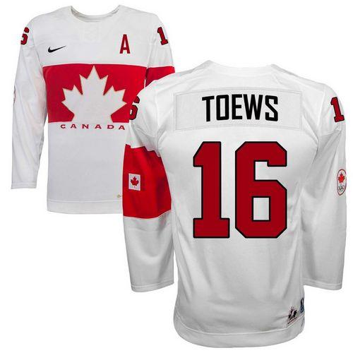 Jonathan Toews Team Canada white jersey