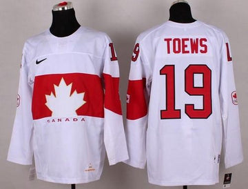 Jonathan Toews Team Canada white jersey