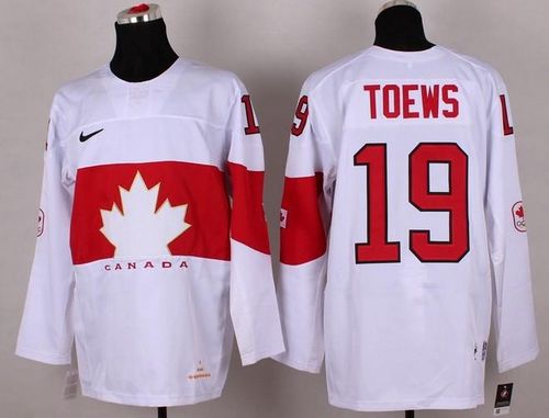 Jonathan Toews Team Canada white jersey