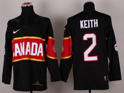 Duncan Keith Team Canada black jersey