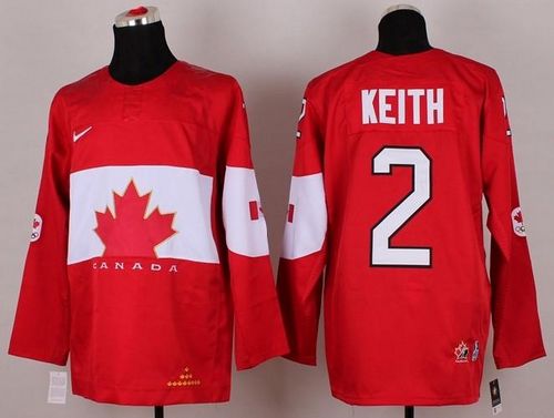 Duncan Keith Team Canada red jersey