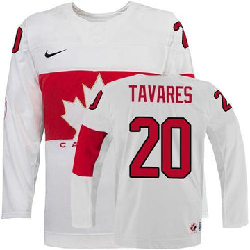 John Tavares Team Canada white jersey