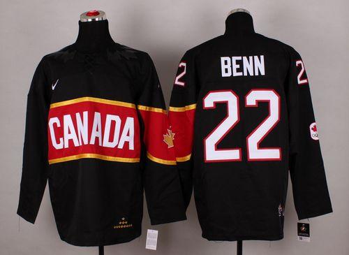 Jamie Benn Team Canada black jersey