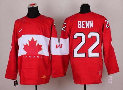 Jamie Benn Team Canada red jersey