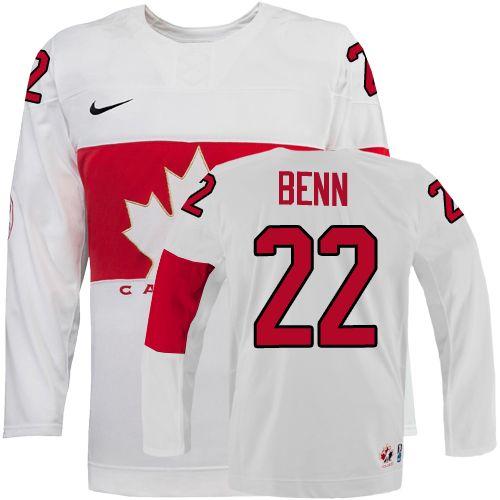 Jamie Benn Team Canada white jersey