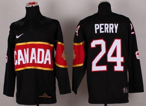Corey Perry Team Canada black jersey