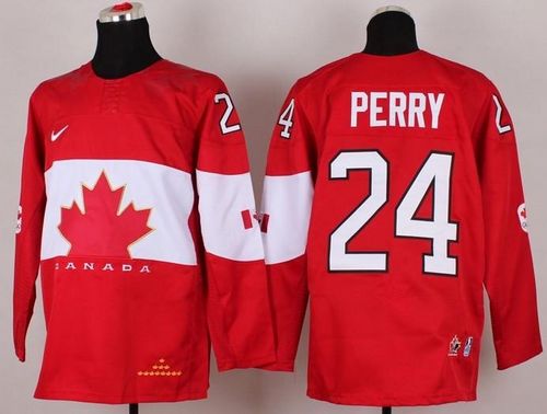 Corey Perry Team Canada red jersey